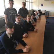 Geoff And Kyran Doyle As Guest Speaker At Everton Park State High School